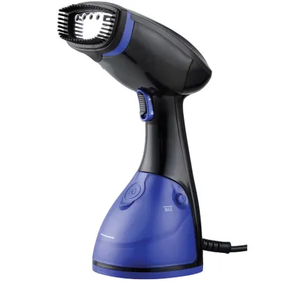 Obrázok produktu pre Heinner HGS-1600BK, Ručný parný čistič, 0,25 L, Čierna, Modrá, Tlačidlá, Ručný spínač, 20 g/min