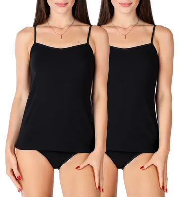Image de Maillot de corps pour femme Bellivalini en viscose BLV50-218 (noir, taille S)