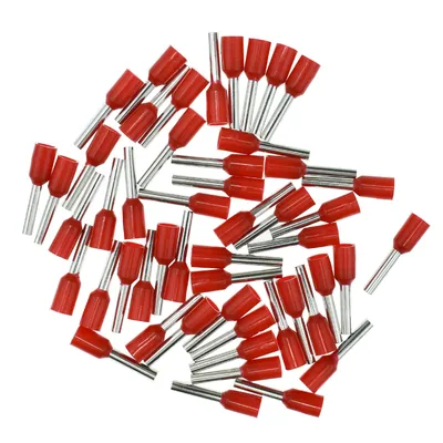 Obrázok produktu pre Koncovky 1,00 mm² (červené), izolované, 50 kusov