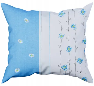 Produktbild von Nyks Zierkissenbezug 40x40 cm Blumen 100% Baumwolle