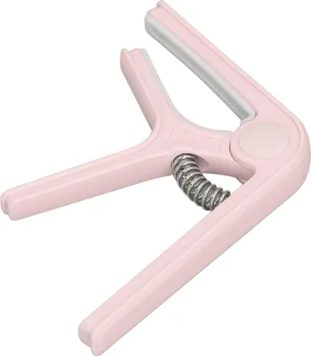 Obrázok produktu pre Kytarový kapodaster, prenosný, odolný, pružinový kapodaster z ABS pre elektrickú akustickú gitaru, ukulele, basgitaru, banjo, mandolínu, príslušenstvo pre strunové nástroje (PINK)