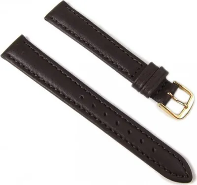 Produktbild von Uhrenarmband Leder 14mm dunkelbraun Eulit 17496G