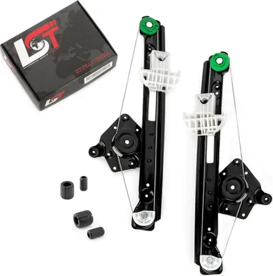 Produktbild von 2x Elektrischer Fensterheber mit Zusatzclips Set hinten für FORD FOCUS I MK1
