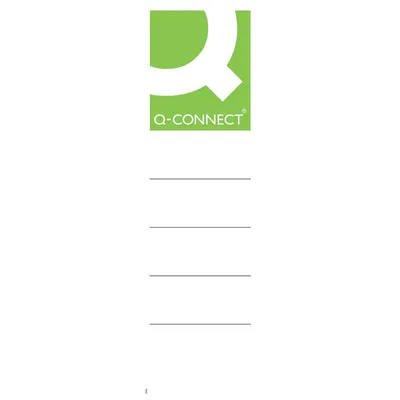 Produktbild von Q-Connect® KF11115 Ordnerrückenschilder - 53 x 188 mm, 10 Stück