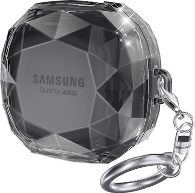 Produktbild von Passend für Samsung Kopfhörerhülle Galaxy Buds Live Pro Buds2 transparent schwarz