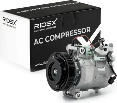 Produktbild von RIDEX 447K0671 6SAS14C Klimaanlage Klimakompressor PAG 46 R134a passend für MERCEDES-BENZ B-Klasse (W246, W242) A-Klasse (W176) A-Klasse (W177)