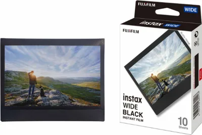 Image de 1 Fujifilm instax wide Film cadre noir