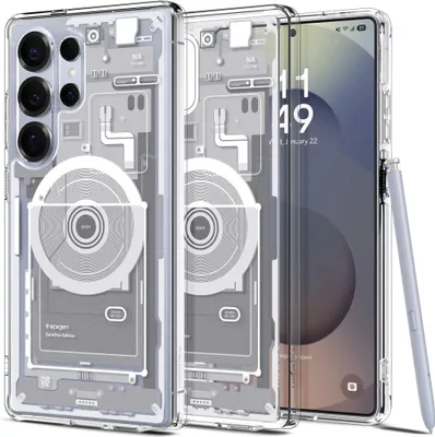 Produktbild von Spigen Ultra Hybrid Mag MagSafe Samsung Galaxy S25 Ultra Zero One Wei