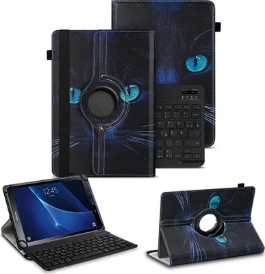 Produktbild von Schutzhülle Samsung Galaxy Tab A6 10.1 2016 Hülle Tablet Tasche QWERTZ TastaturFarben:Motiv 3