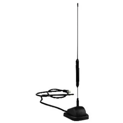 Produktbild von Hama DVB-T Rod Antenna, active, Schwarz, 18 dBi, 1 m, 80 x 60 x 380 mm, F, DVB-T