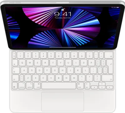 Zdjęcie produktu dla Apple Magic Keyboard iPad Pro 11 3.Gen/Air 4.Gen weiß (int.) * NOWOŚĆ*
