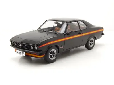 Produktbild von Opel Manta A GT/E (1974) Schwarz WHITEBOX 1:24
