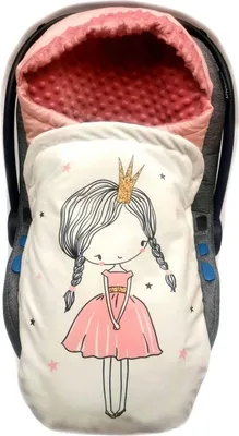Produktbild von Love Gifts® Einschlagdecke Babyschale 80 * 85 cm, Baby Erstausstattung für Autositz, Kuscheldecke für Kinderwagen aus Baumwolle/Samt z.B. passend