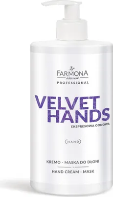Immagine prodotto di Farmona Professional Crema-Maschera Mani di Velluto, 500 ml