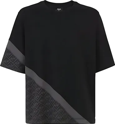 Produktbild von Fendi Diagonal T-Shirt Schwarz Herren