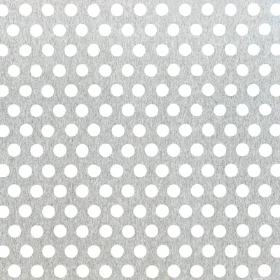 Image de Alberts 496937 Tôle perforée, perforation ronde, aluminium, naturel, 250 x 500 x 0,8 mm, lot de 3
