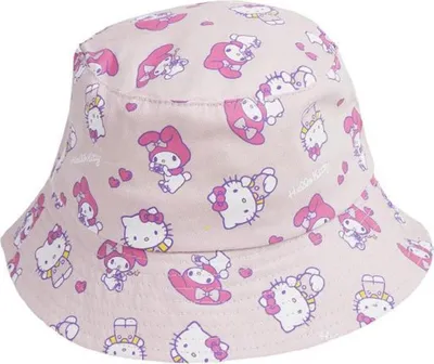 Obrázok produktu pre Hello Kitty rybársky klobúk detský letný klobúk a slnečná čiapka s UV ochranou