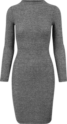 Produktbild von Urban Classics Damen-Strickkleid Mocki dunkelgrau M