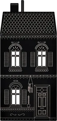 Immagine prodotto di Lavagna in legno, Townhouse 74x37cm
