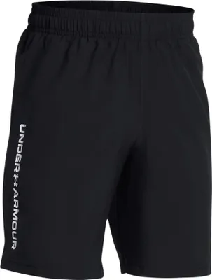 Produktbild von Under Armour Ua Woven Wdmk Shorts-Schwarz 1383341-001__YXS