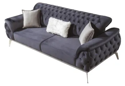 Produktbild von Sofa 3 Sitzer Wohnzimmer Luxus Design Chesterfield Italienischer Stil Möbel