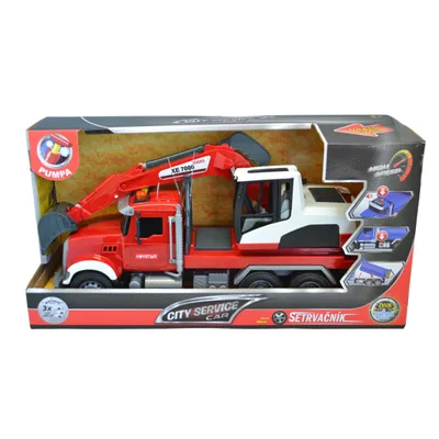 Immagine prodotto di Veicolo di servizio cittadino - Camion con gru scala, scala 1:12