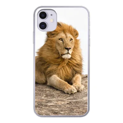 Produktbild von MuchoWow® Handyhülle Schutzhülle Hülle für iPhone 11 Löwe - Mähne - Tier Silikon Softcase Handy Hülle - Handytasche