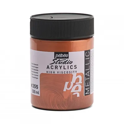 Produktbild von Pebeo Studio Acrylics 500 ml, 355 Kupfer