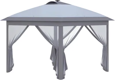 Produktbild von Pavillon – Gartenpavillon – Faltzelt – Partyzelt – Überdachung – 3,3 x 3,3 Meter