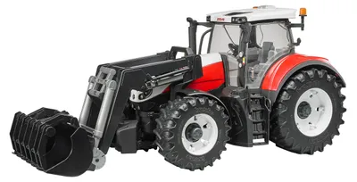 Produktbild von bruder 03181 - Steyr 6300 Terrus CVT mit Frontlader - 1:16 Bauernhof Landwirtschaft Traktor Trecker Schlepper Bulldog bworld Spielzeug Fahrzeug