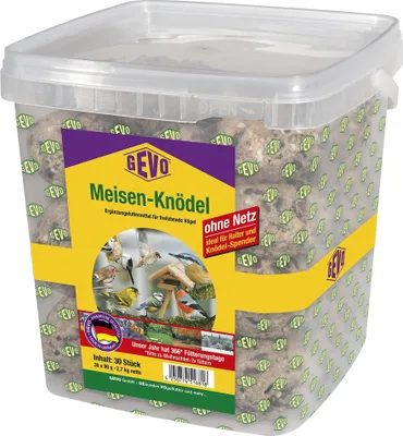 Produktbild von GEVO® Meisenknödel im Eimer ohne Netz - 30 Stück