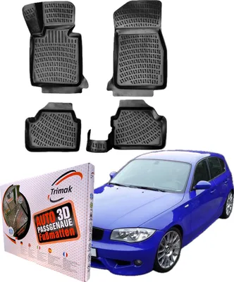 Produktbild von Trimak Kompatibel mit BMW 1er E87 & E81& E82 2004 - 2011 Auto Gummimatten TPE Autofußmatten