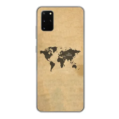 Produktbild von MuchoWow® Handyhülle Schutzhülle Hülle für Samsung Galaxy S20 Plus Weltkarte - Vintage - Erforschen Silikon Softcase Handy Hülle - Hartschale