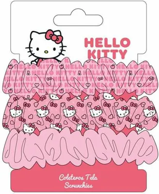 Zdjęcie produktu dla Zestaw gumek do włosów Hello Kitty 3 szt.