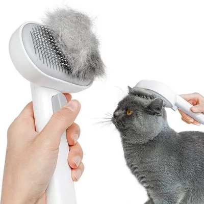 Produktbild von Selbstreinigende Katzen- und Hunde-Bürste
