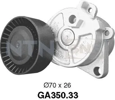 Produktbild von SNR GA350.33 Spannrolle Keilrippenriemen für BMW 3 Limousine (E46) 5 Limousine (E60) 5 Touring (E61) 5 Limousine (E39) 3 Touring (E46)