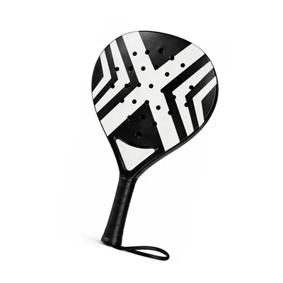 Produktbild von Padel Tennis Schläger für Anfänger & Fortgeschrittene – Padelschläger Set Erwachsene Profi Racket (Weiß)