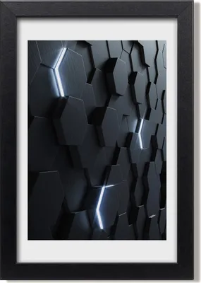 Produktbild von Bild 20x30 MDF-Rahmen, Wandkunst Abstraktion