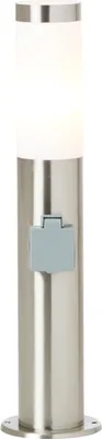 Image de BRILLIANT Lampes d'extérieur avec prise Chorus argent IP44 E27 40 Watt dimmable g. f. Lampe à goutte