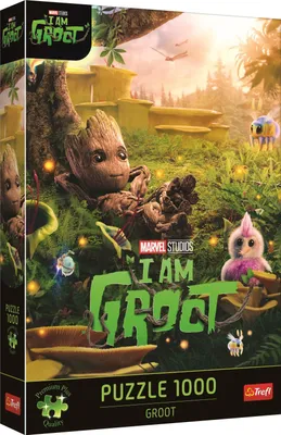 Produktbild von Trefl Premium Plus Quality Marvel Groot, 1000 Stück(e), Videospiel