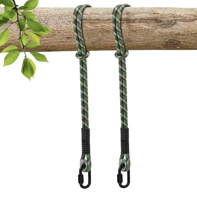 Image de Système de suspension en deux parties pour arbre et hamac – Capacité de charge : 450 kg