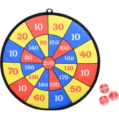Productafbeelding van Benson Dartbord met klittenband, 36 cm + 3 darts