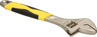 Zdjęcie produktu dla KOTARBAU® Klucz nastawny 300 mm ze stali chromowo-wanadowej Klucz plasko-oczkowy z gumowa rekojescia