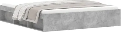 Obrázek produktu pro Rám postele betonově šedý 180 x 200 cm Super King Size