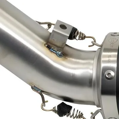 Produktbild von Endschalldämpfer LeoVince Auspuff-Ersatzteil, 350mm 75mm > 60mm, rechts für LV ONE