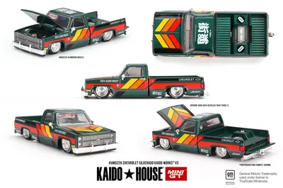 Produktbild von Chevrolet Silverado KAIDO WORKS V3 - KaidoHouse/Mini GT 1:64