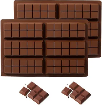 Immagine prodotto di Stampo per cioccolato in silicone, senza BPA, resistente al calore, marrone