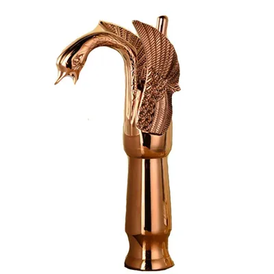 Obrázek produktu pro Umyvadlová baterie KRAN swan retro GOLDEN COPPER