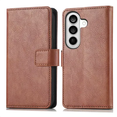 Zdjęcie produktu dla imoshion Luksusowe etui typu bookcase do telefonu Samsung Galaxy A27 (5G) – brązowe