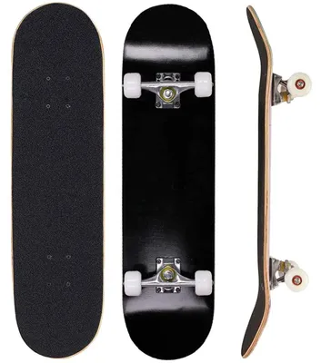 Produktbild von Skateboard Skateboardbrett Longboard - 78 x 20 cm - 7 Lagen Ahornholz - Maximal 100 kg